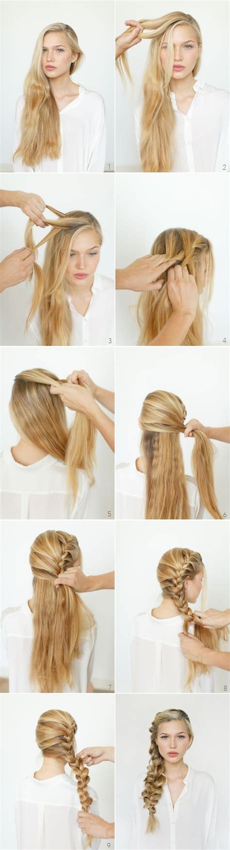 Braid the top of the style together so it creates a pompadour. 8 Cute Braided Hairstyles for Girls: Long Hair Ideas ...