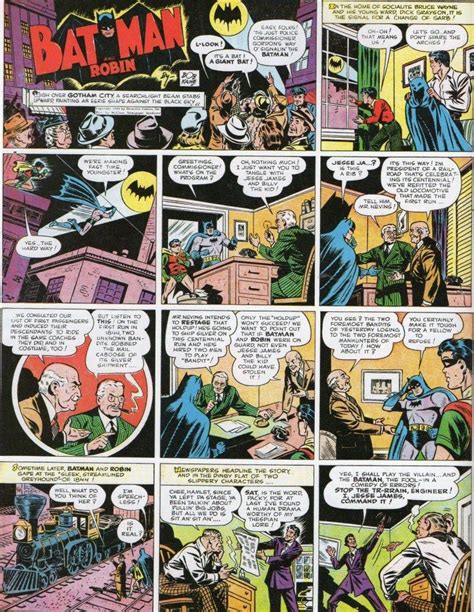 The Saturday Comics The 1940s Batman Newspaper Strip Comics