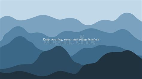 Motivational Quote Abstract Minimalist Desktop Wallpaper Stock