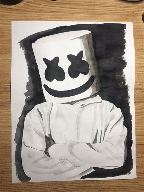 Share More Than 75 Marshmello Sketch Images In Eteachers