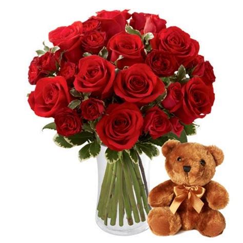 May 13, 2021 · place your teddy bear on top of the piece of paper and mark along the outer and inner edges of the teddy bear's legs and waist. Rose Teddy Bear Bouquet at Send Flowers