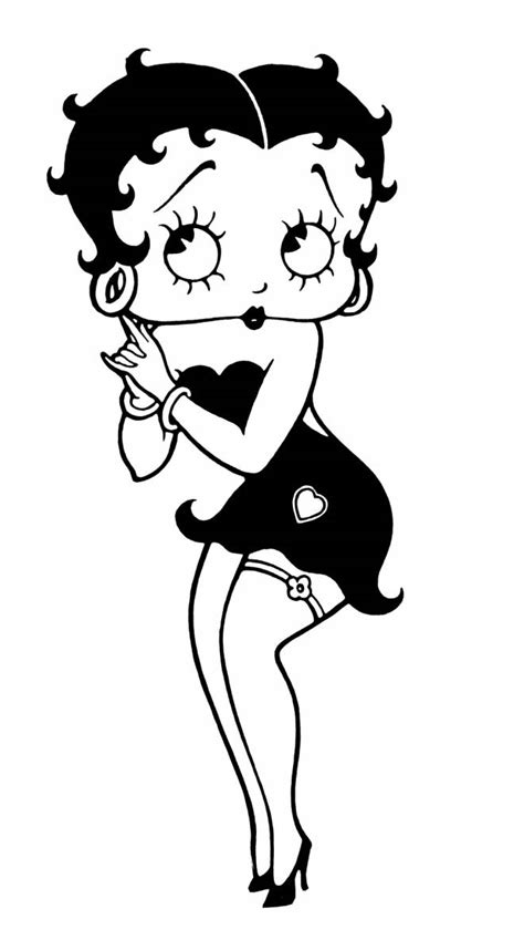 Free Printable Betty Boop Coloring Pages Liste 20 à 40
