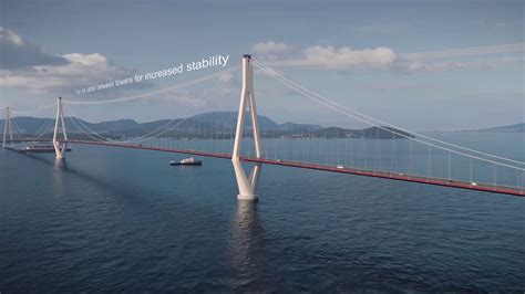 Multi Span Suspension Bridge On Floating Foundations E39