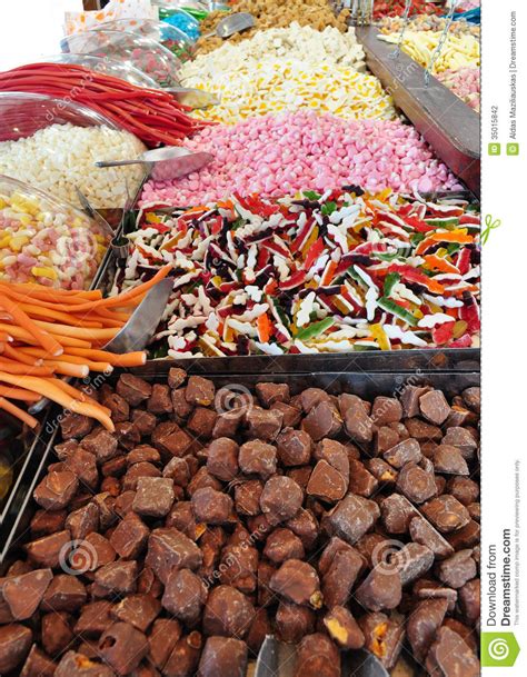 Candies In Market Stock Photo Image Of Shop Marketplace 35015842