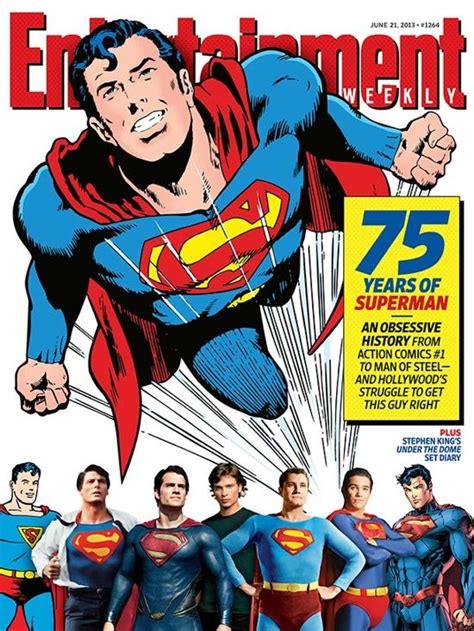 Entertainment Weekly Superman 75th Anniversary Cover Revealed