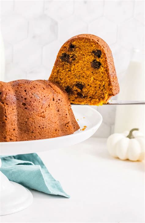 Pumpkin Chocolate Chip Bundt Cake Recipe Barbara Bakes