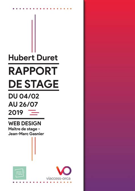 Rapport De Stage Dss Web Design By Hubert Issuu