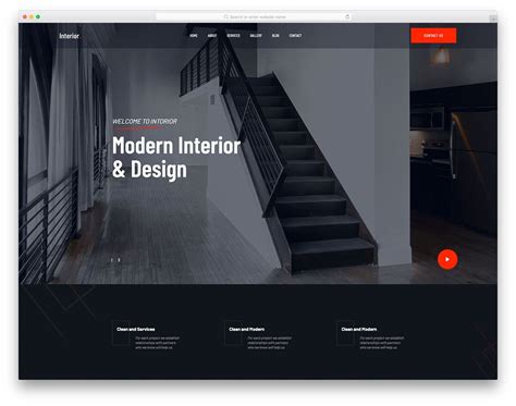 Free Interior Design Furniture Website Templates Uicookies