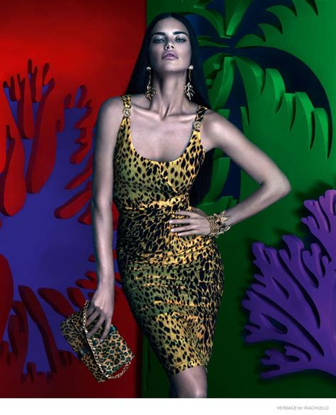 Diary Of A Clotheshorse Adriana Lima For Versace For Riachuelo Ad Campaign