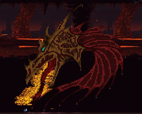 The Underworld Fire Breathing Dragon Rterraria