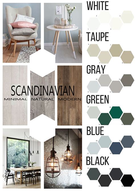 Color Palette Scandi Interior Design Scandinavian Home Interiors
