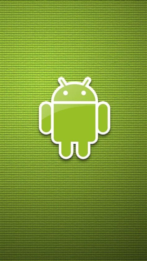 Download A Green Android Icon To Represent The Brand Wallpaper