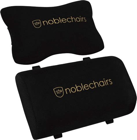 Jp Noblechairs ゲーミングチェア クッション セット ピロー ランバーサポート ブラックゴールド Nbl