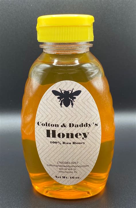 16 Oz Raw Honey Colton And Daddys Honey