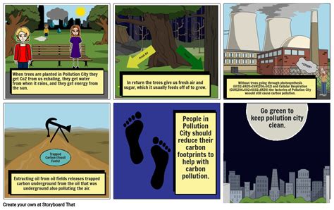 Pollution City Comic Strip Storyboard By 236f698f