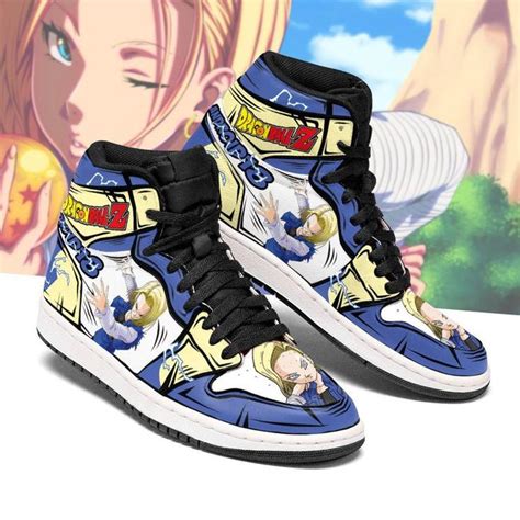 Figuarts mostly db,dbz,dbs, and finally dbgt! Android 18 Shoes Jordan Dragon Ball Z Anime Sneakers Fan ...