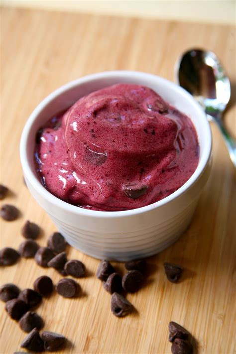 **nutrient information is not available for all ingredients. No Ice Cream Maker Required! Low-Calorie Cherry Chocolate Ice Cream | Recipe | Food processor ...