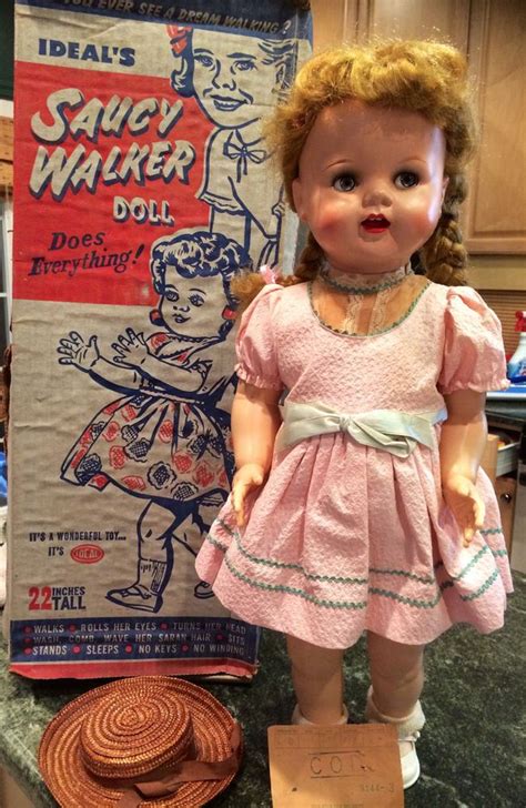 saucy walker ideal doll u s a 1952 vintage dolls old dolls doll clothes