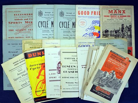 Mullock S Auctions Assorted Selection Of 1950 51 International And Club Cycling