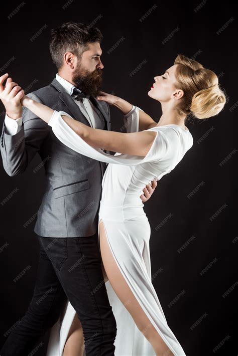 premium photo stylish couple elegance tango dancers attractive sexy couple of professional