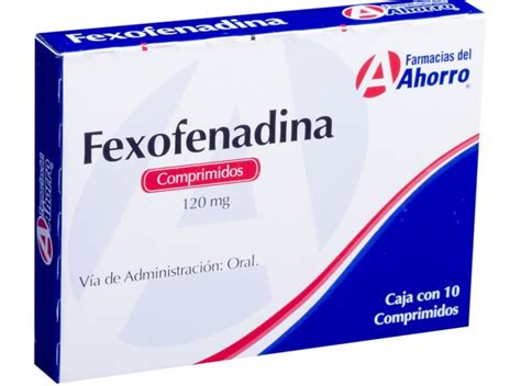 Fexofenadina Saludisima Precio Dosis Contraindicaciones