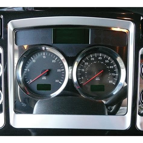 Tphd Stainless Steel Speedometer And Tachometer Trim Panel For Kenworth
