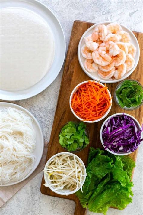 Once the edge of shrimp turns pink, flip. Shrimp Spring Rolls with Peanut Dipping Sauce - Jessica Gavin