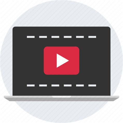 Laptop Play Player Video Web Youtube Icon Download On Iconfinder