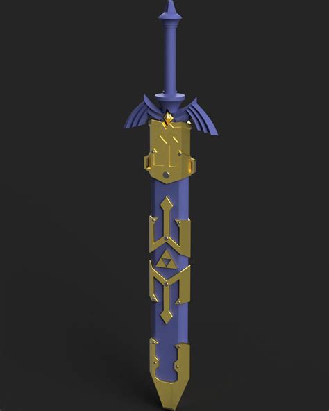 Fully Assembled Zelda Sheath For Master Sword Breath Of The Wild