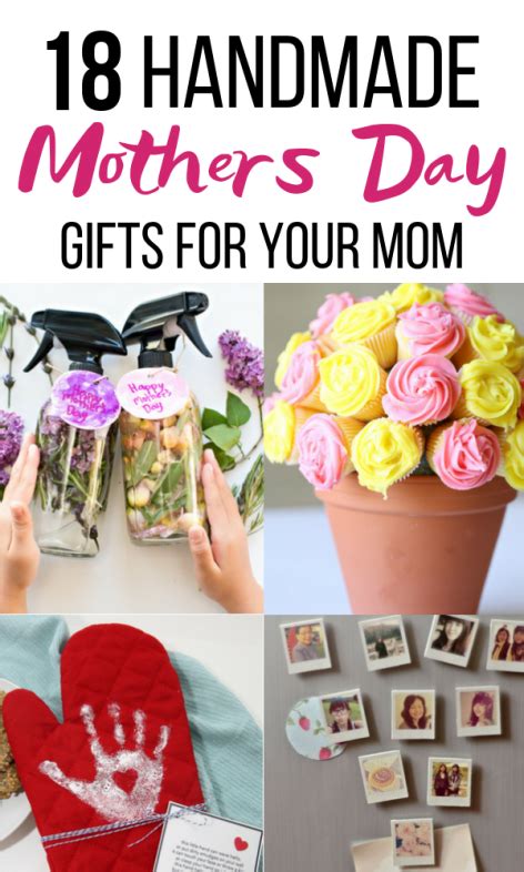 Homemade mothers day gifts last minute. 17 DIY Mother's Day Crafts - Easy Handmade Mother's Day ...