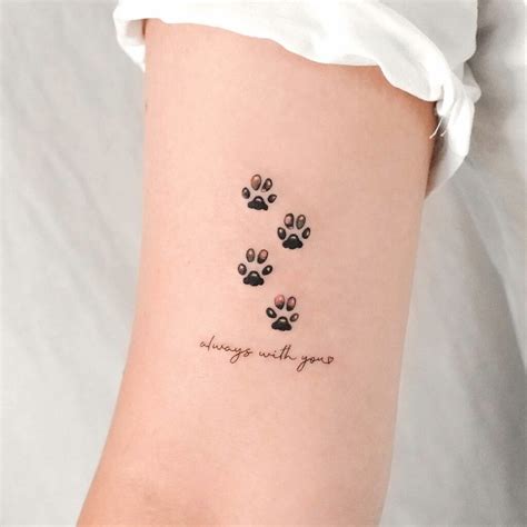 20 Memorial Paw Print Tattoo Ideas That Will Blow Your Mind Alexie