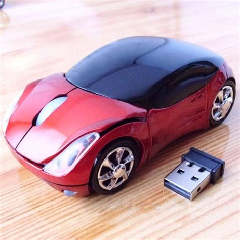 Car Shaped Wireless 24ghz Optical Mouse In 2019 Desktop Computers