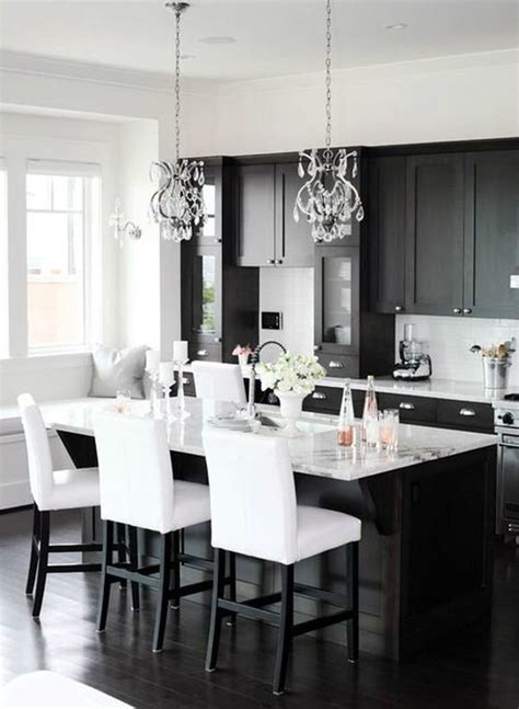 15 suggestions where black kitchen cabinets, also known as ebony or expresso kitchen cabinets, would be appropriate. One Color Fits Most: Black Kitchen Cabinets