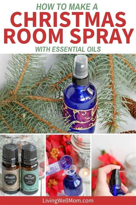Diy Christmas Essential Oil Room Spray Living Well Mom