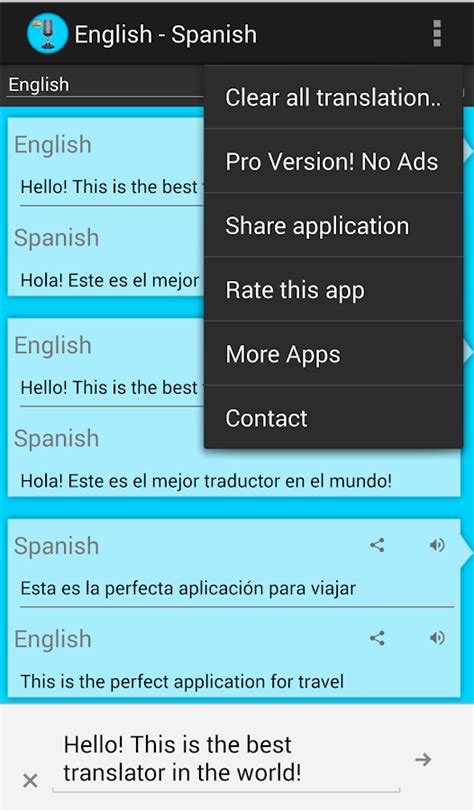 Translate To Spanish Hot Bubble