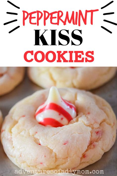 Peppermint Kiss Cookies Adventures Of A Diy Mom