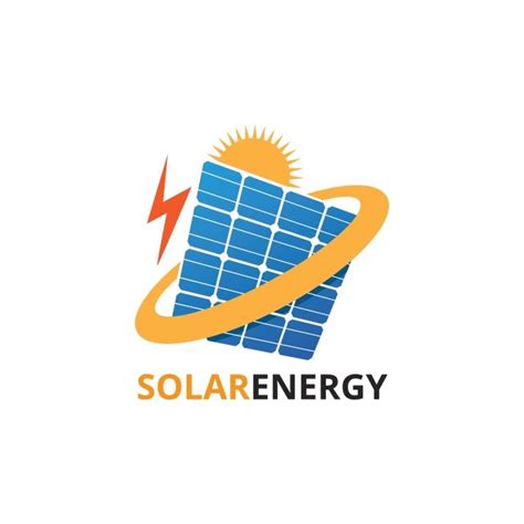 Création De Logo Vectoriel énergie Renouvelable énergie Solaire Panneau