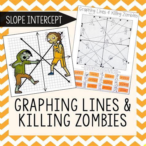 Zombies are definitely not easy to kill and this awesome infographic prepared by ebates.com proves it! Graphing Lines & Zombies ~ Slope Intercept Form | Maths ...