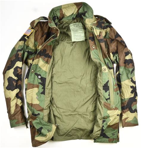 Army M65 Usgi Bdu Woodland Cold Weather Field Jacket