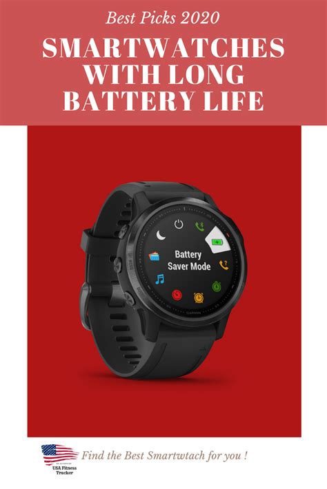 Best Smartwatches With Long Battery Life In 2021 Smart Watch Battery
