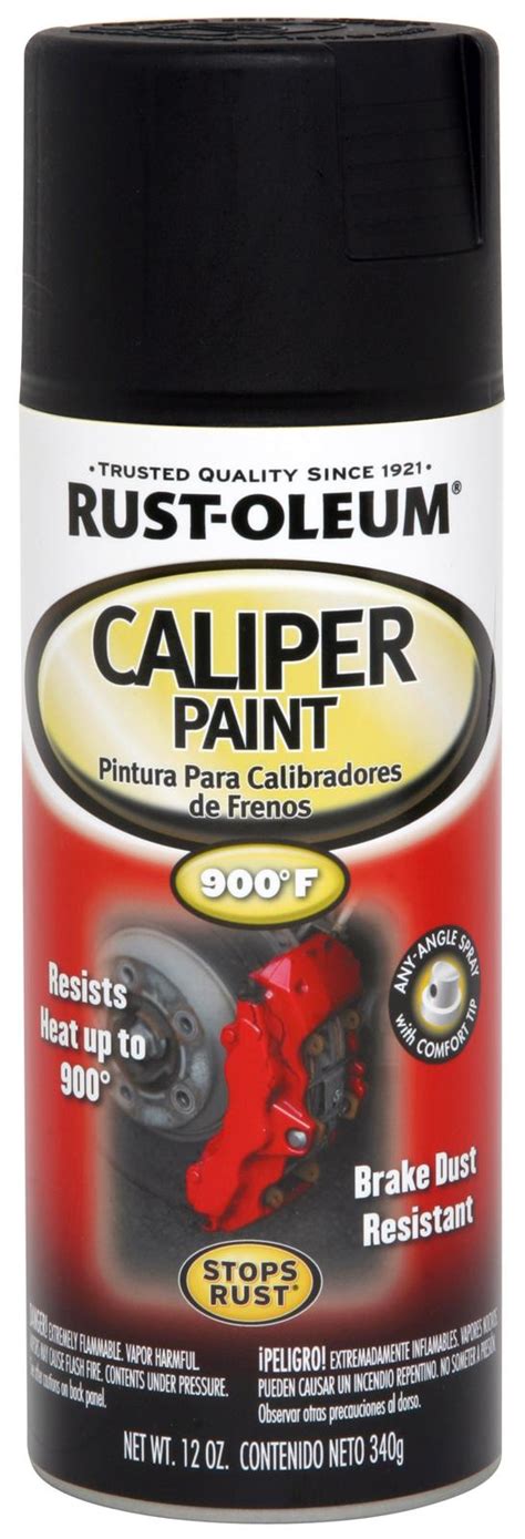 Rust Oleum Paint Brake Caliper High Temperature Gloss Black Aerosol 12
