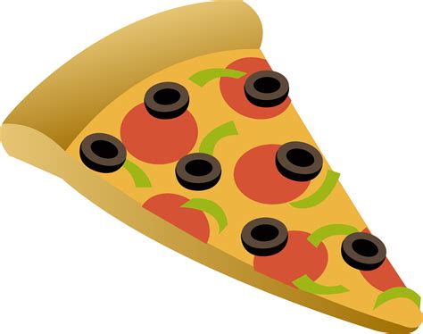 Junk Food Pizza Slice Clipart Clip Art Pizza Slice Png Transparent