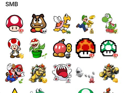 Super Mario Bros Sticker Pack Telegram Stickers Library