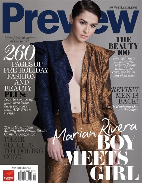 The Magazine Stand Marian Rivera Is The Golden Girl For The Latest