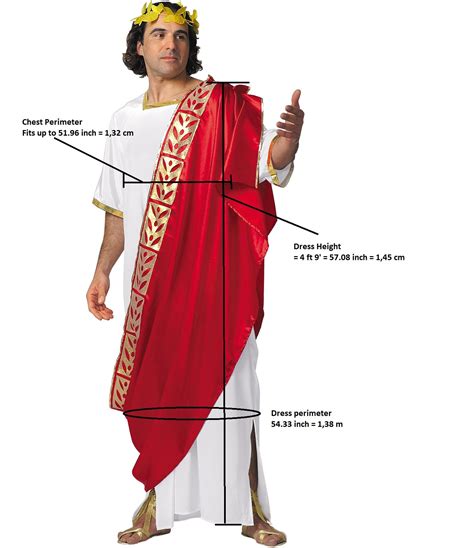 ancient roman men s outfit deluxe toga costume caesar etsy