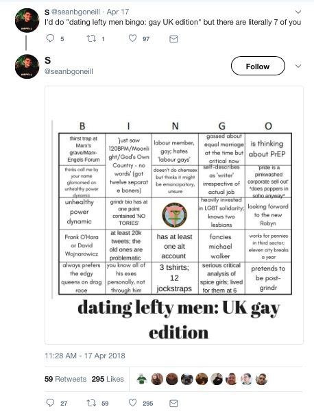 These Hilarious Gay Dating Bingo Memes Are Going Viral On Twitter