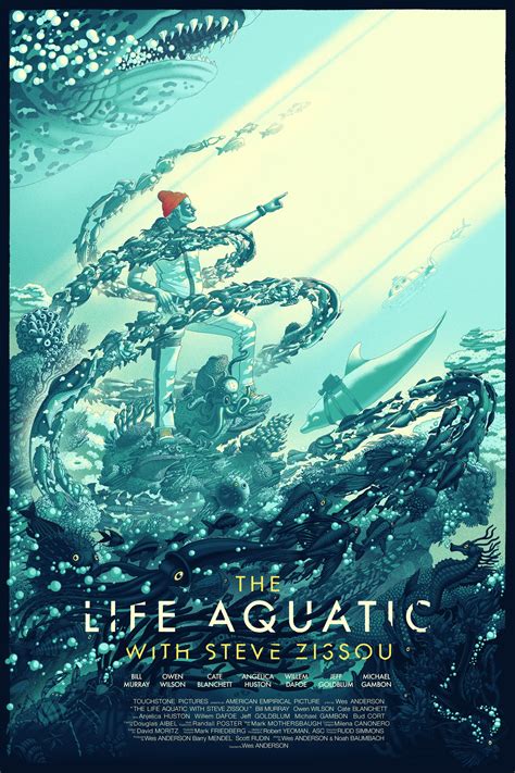 The Life Aquatic On Behance Alternative Movie Posters Life Aquatic