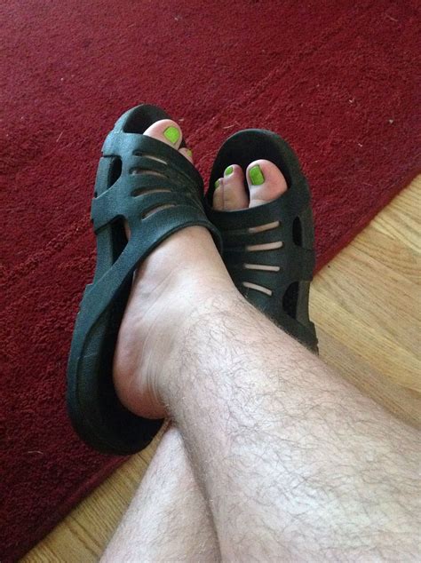 Just Painted My Toes A Sexy Lime Green Color How Many Likes Can I Get Men Nail Polish Toe
