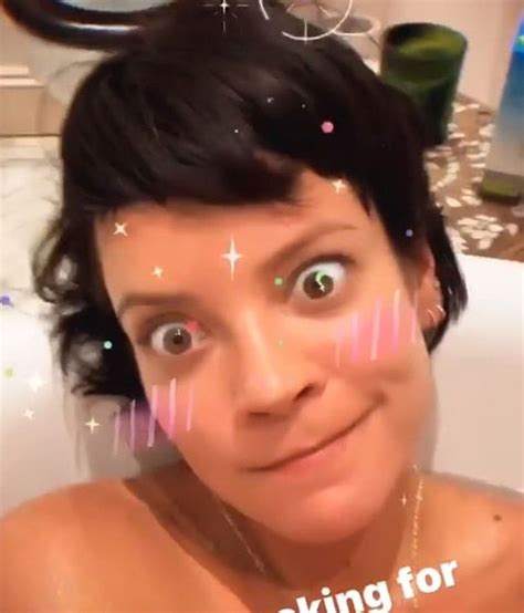 Lily Allen Films Herself Naked In The Bath As She Teases New Music My Xxx Hot Girl