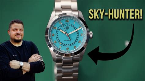 Mmi Sky Hunter Automatic Pilots Watch Mm With Central Date